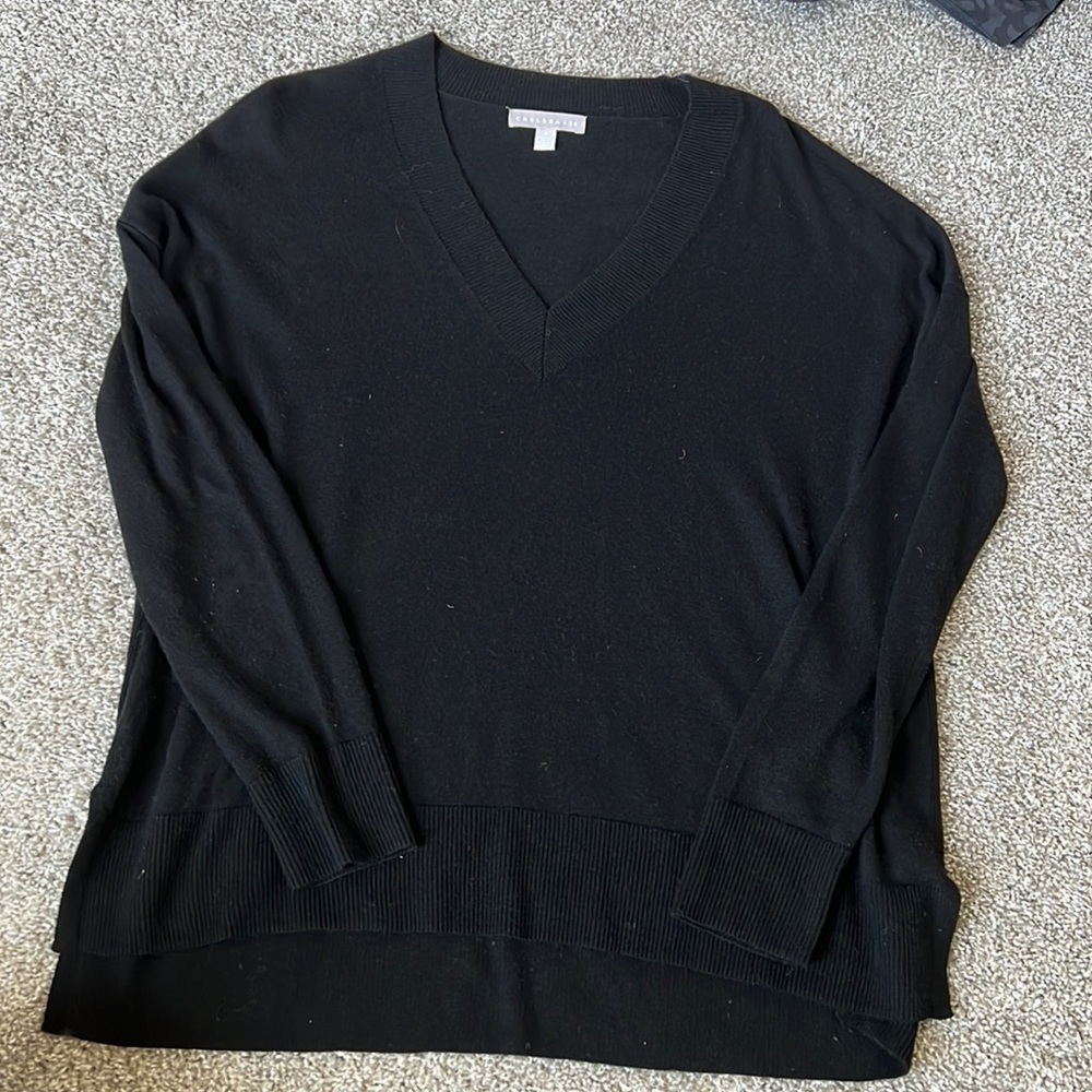 V Neck Black Sweater - S - Never Worn